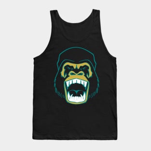 Angry Gorilla Face Tank Top